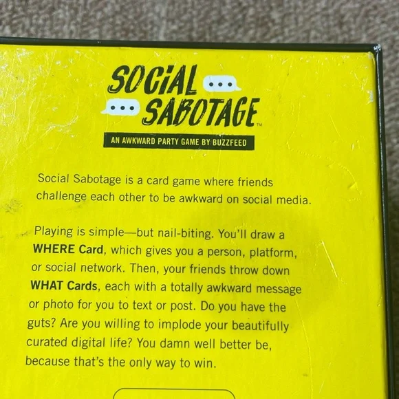 🌷5/$25 Social Sabotage Card Game By Buzzfeed - Picture 7 of 12